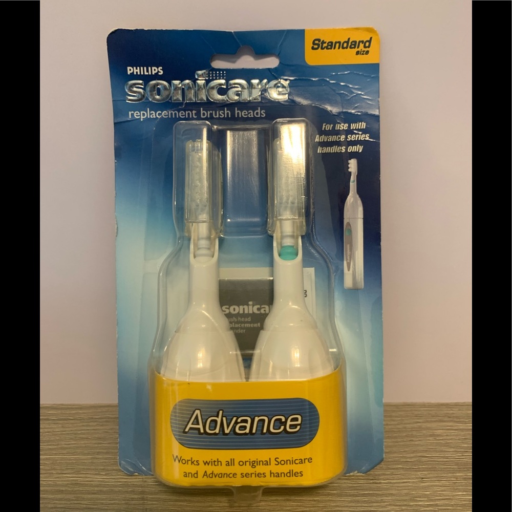 NEW Philips Sonicare Replacement Brush Heads Standard Size Set of 2
